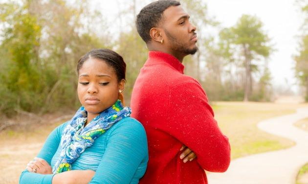 Black Couple Fighting