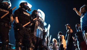Protests Break Out In Charlotte After Police Shooting