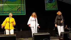 The Clark Sisters perform at the New Orleans Jazz & Heritage Festival