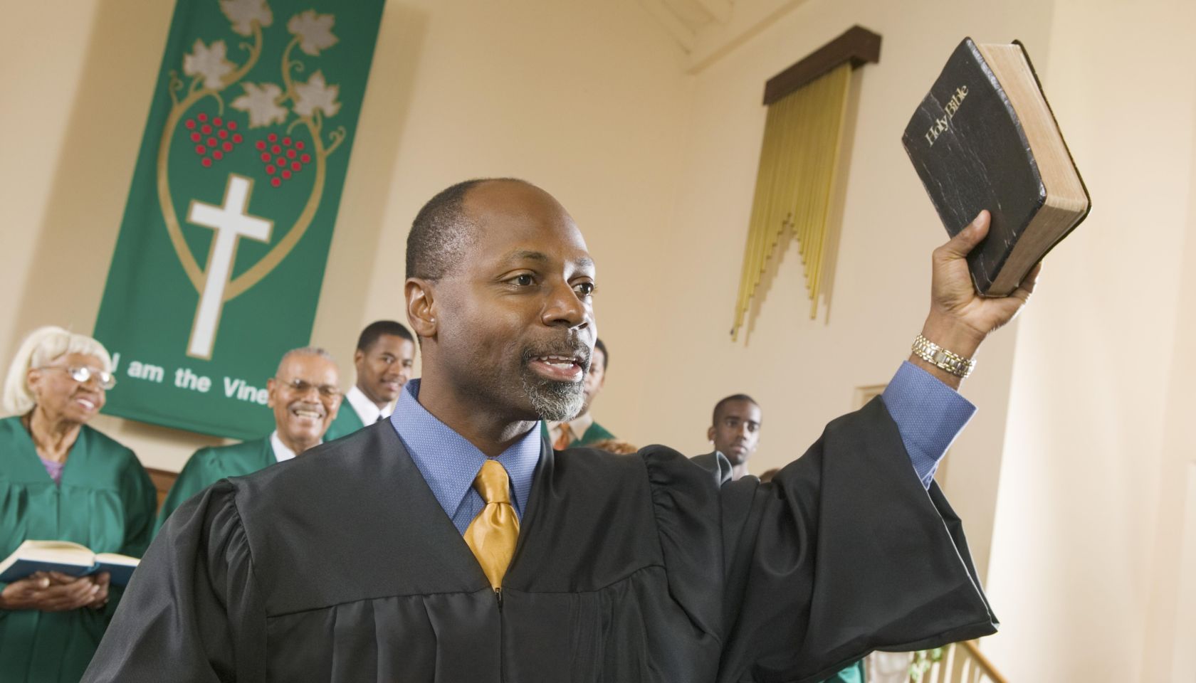 Preacher Preaching the Gospel