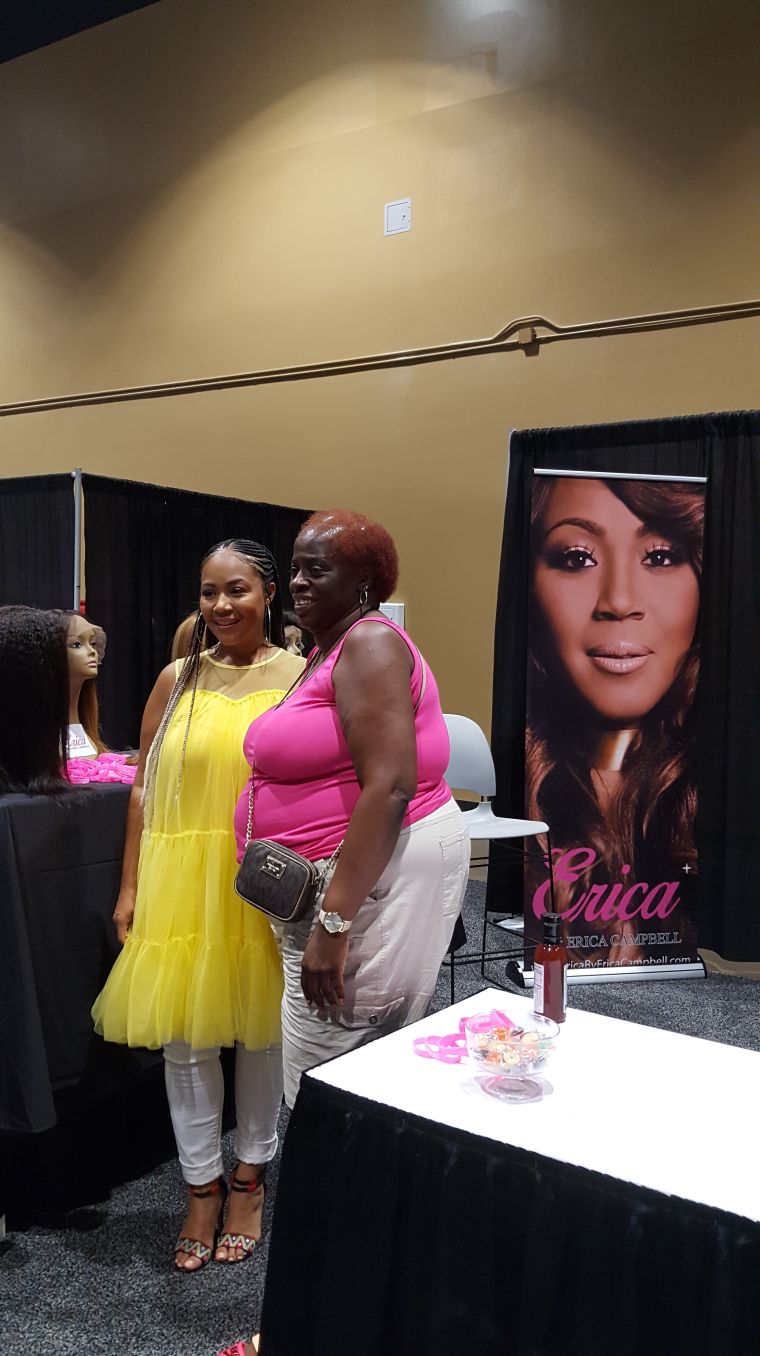 Erica Campbell at the Allstate Family Reunion Expo