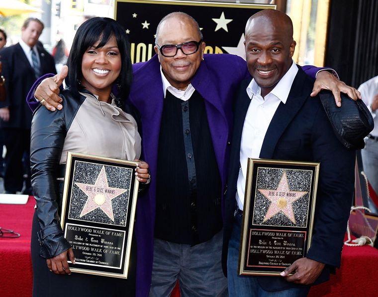 BeBe And CeCe Winans Hollywood Walk Of Fame Induction Ceremony