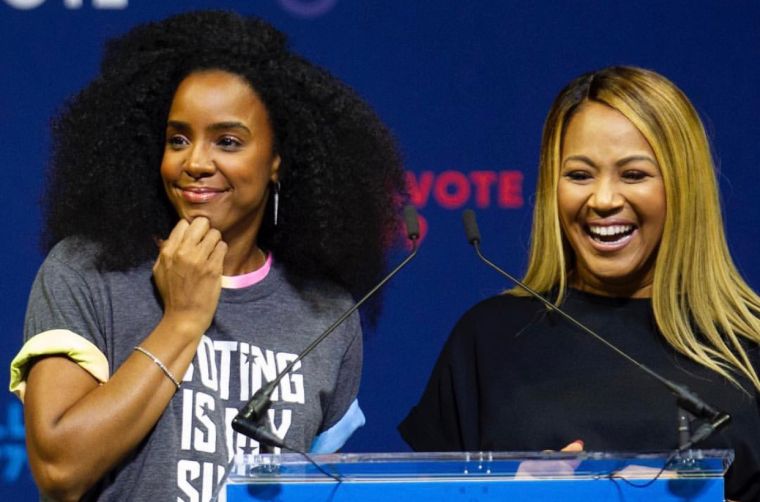 Supports Voting at "When We All Vote" Rally