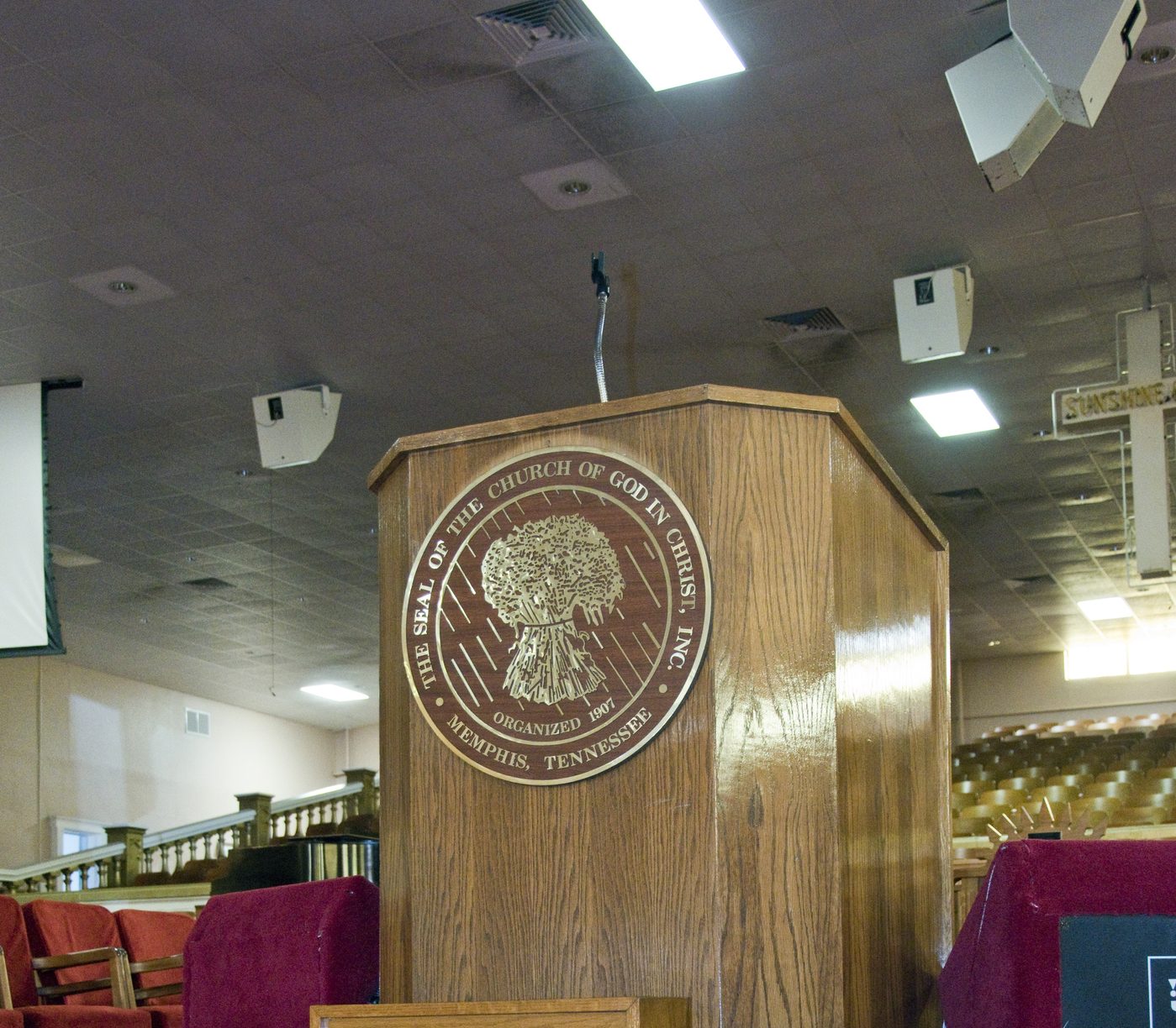 Pulpit, Mason Temple, Memphis, Tennessee