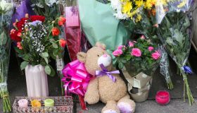 Floral tributes for Tanesha Melbourne-Blake