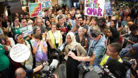 Rep. Ilhan Omar returned to Minnesota to promote Medicare for All.