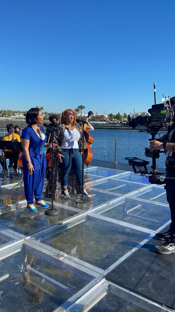 Mary Mary At Super Bowl LVI