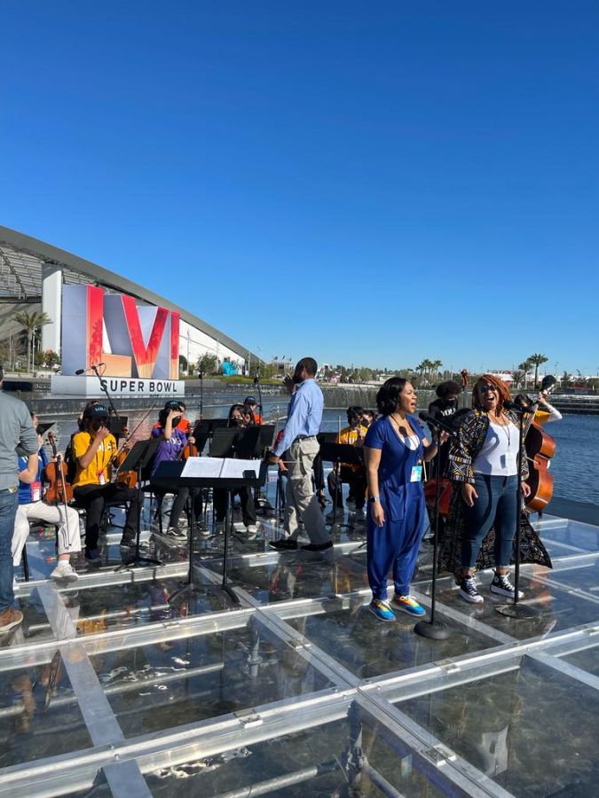 Mary Mary At Super Bowl LVI