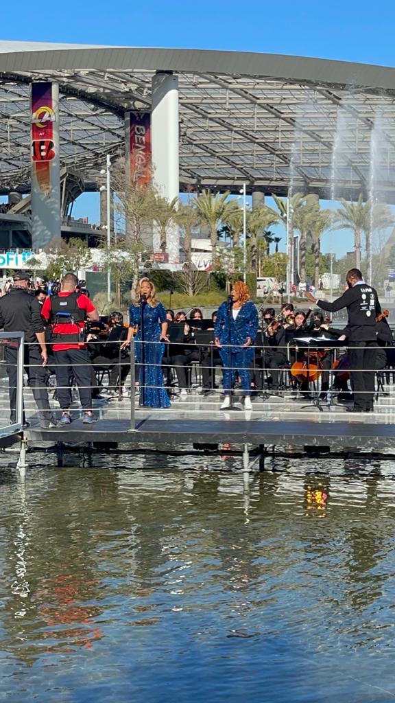 Mary Mary At Super Bowl LVI