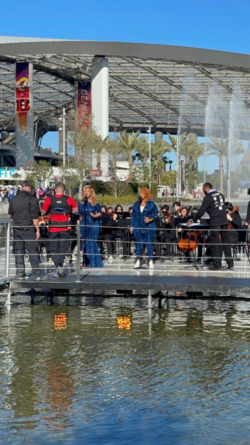 Mary Mary At Super Bowl LVI