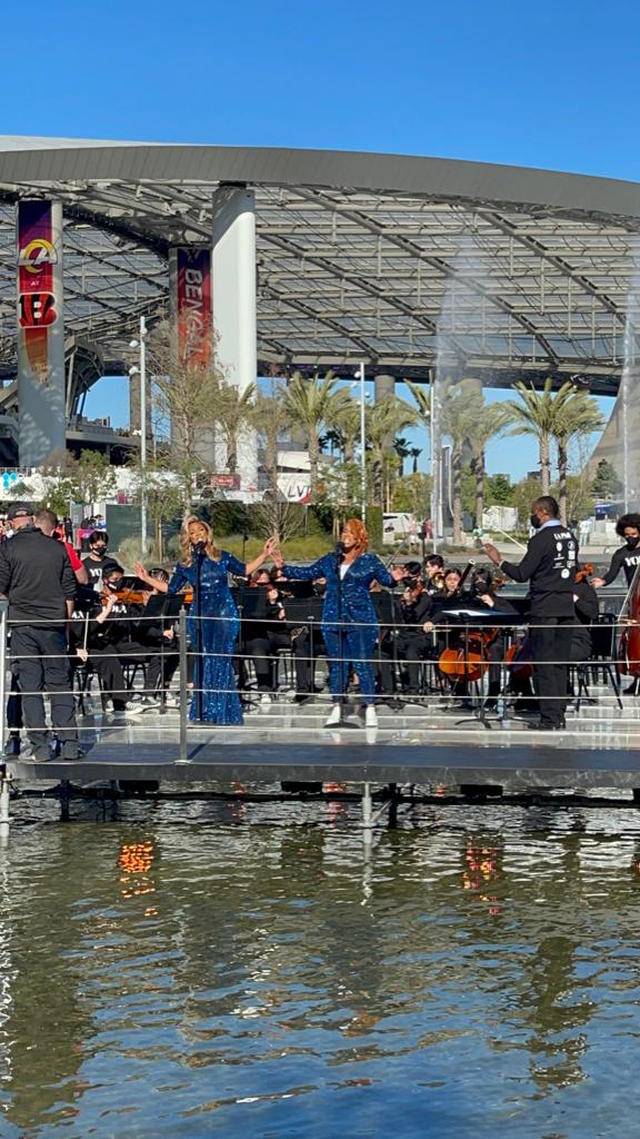 Mary Mary At Super Bowl LVI