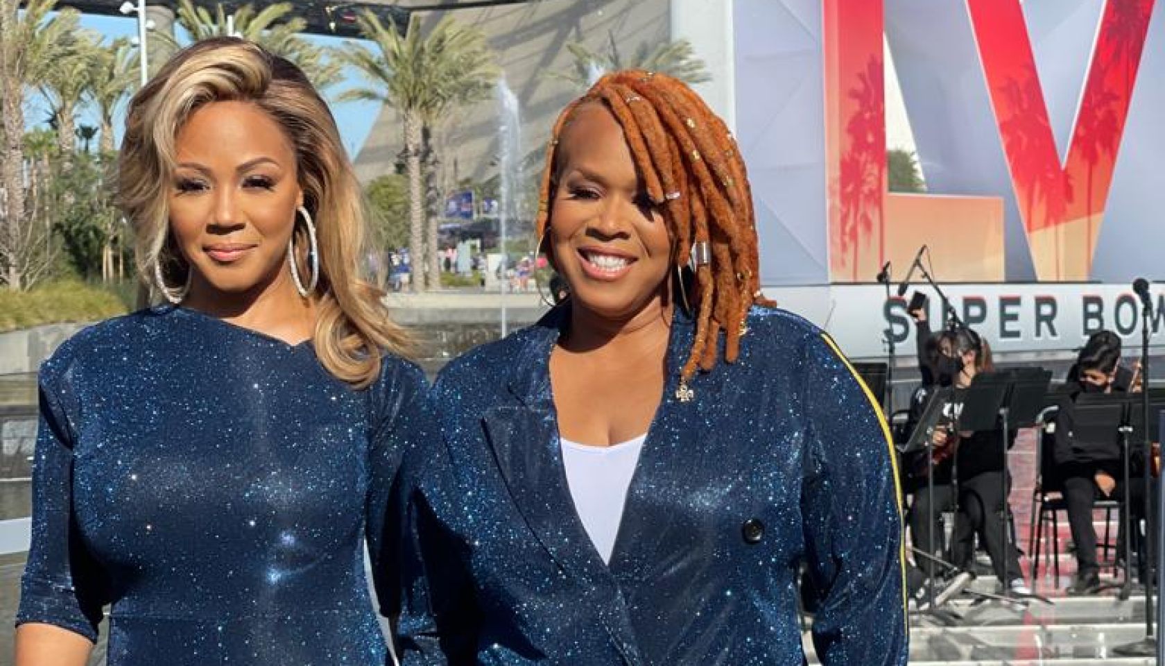 Mary Mary At Super Bowl LVI