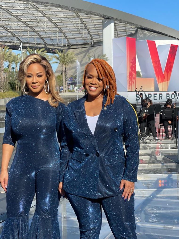 Mary Mary At Super Bowl LVI