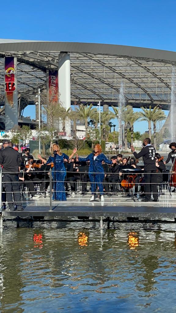 Mary Mary At Super Bowl LVI