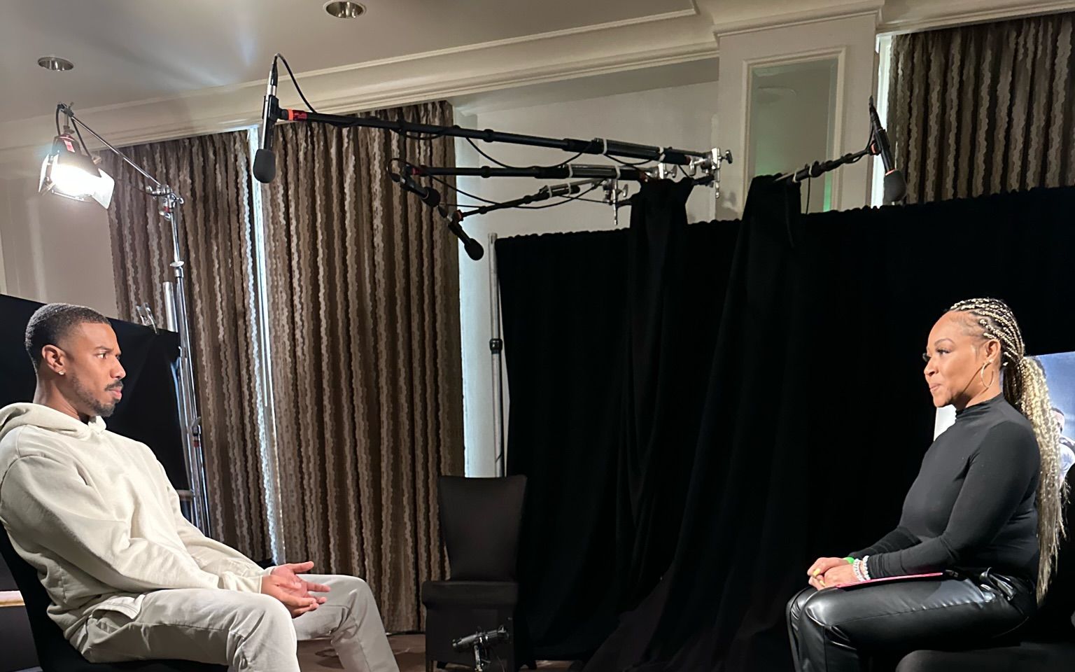 Erica Campbell Interviews The Stars Of Creed III