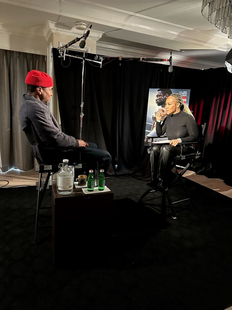 Erica Campbell Interviews The Stars Of 'Creed III'