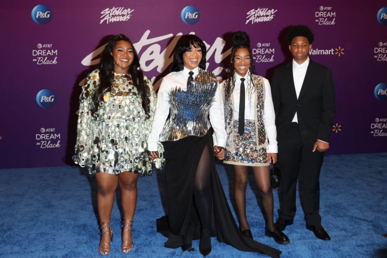 Erica Campbell and her Family