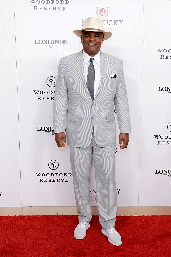 Warren Moon attends Kentucky Derby 151 at Churchill Downs