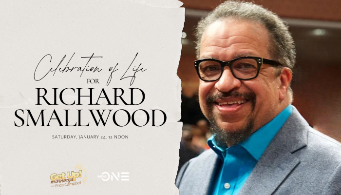 Richard Smallwood Celebration of Life Graphic