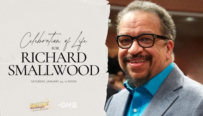 Richard Smallwood Celebration of Life Graphic